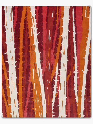 Thorn II in Crimson, 12 ft. x 16 ft.