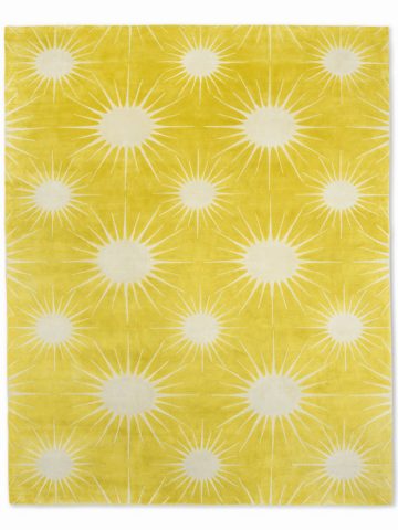 Sunburst in Forsythia, 9 ft. x 12 ft.