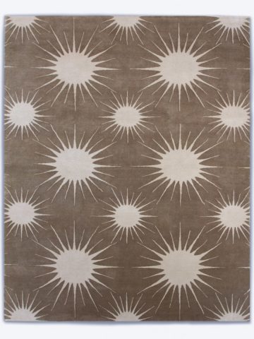 Sunburst in Khaki, 8 ft. x 10 ft.