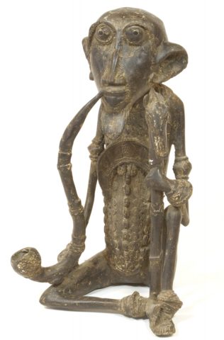 Bronze Figurine (Senufo People, Ivory Coast)