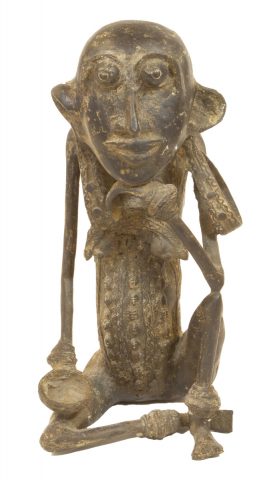 Bronze Figurine (Senufo People, Ivory Coast)