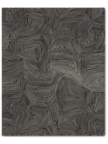 Maze in Ink, 12 ft. x 16 ft.