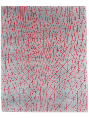 Skala in Red, 9 ft. x 12 ft.