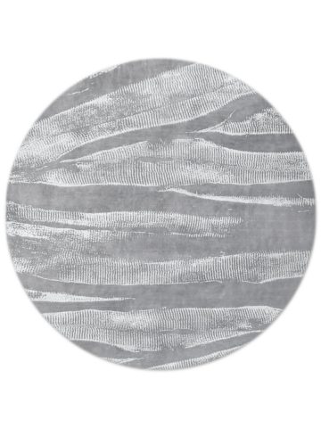 Ebu in Silver, 8 ft. x 8 ft. round