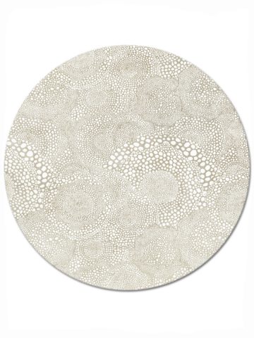 Utamaro in Barley, 8 ft. x 8 ft. round.