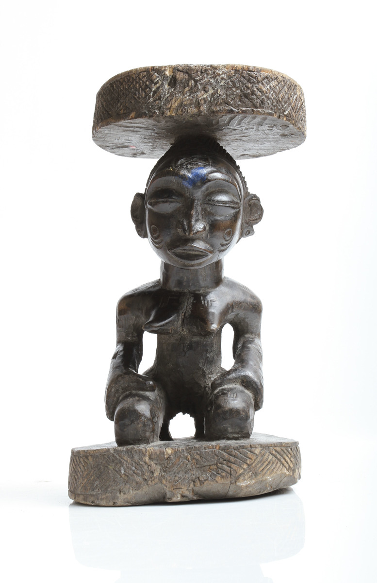 Female Figurative Stool (Chokwee People, Angola)
