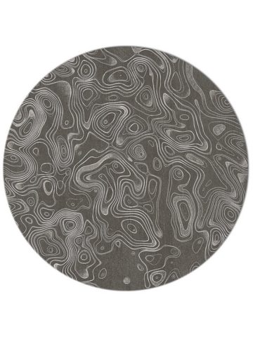 String Theory in Pewter, 8 ft. x 8 ft. round
