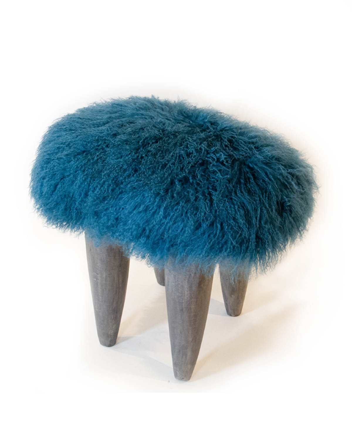 FUFU, Light Gray with Earthy Brown legs