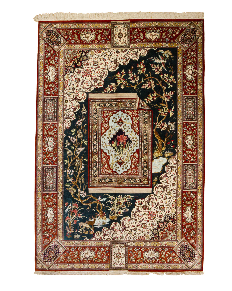Qum Persian Carpet:
