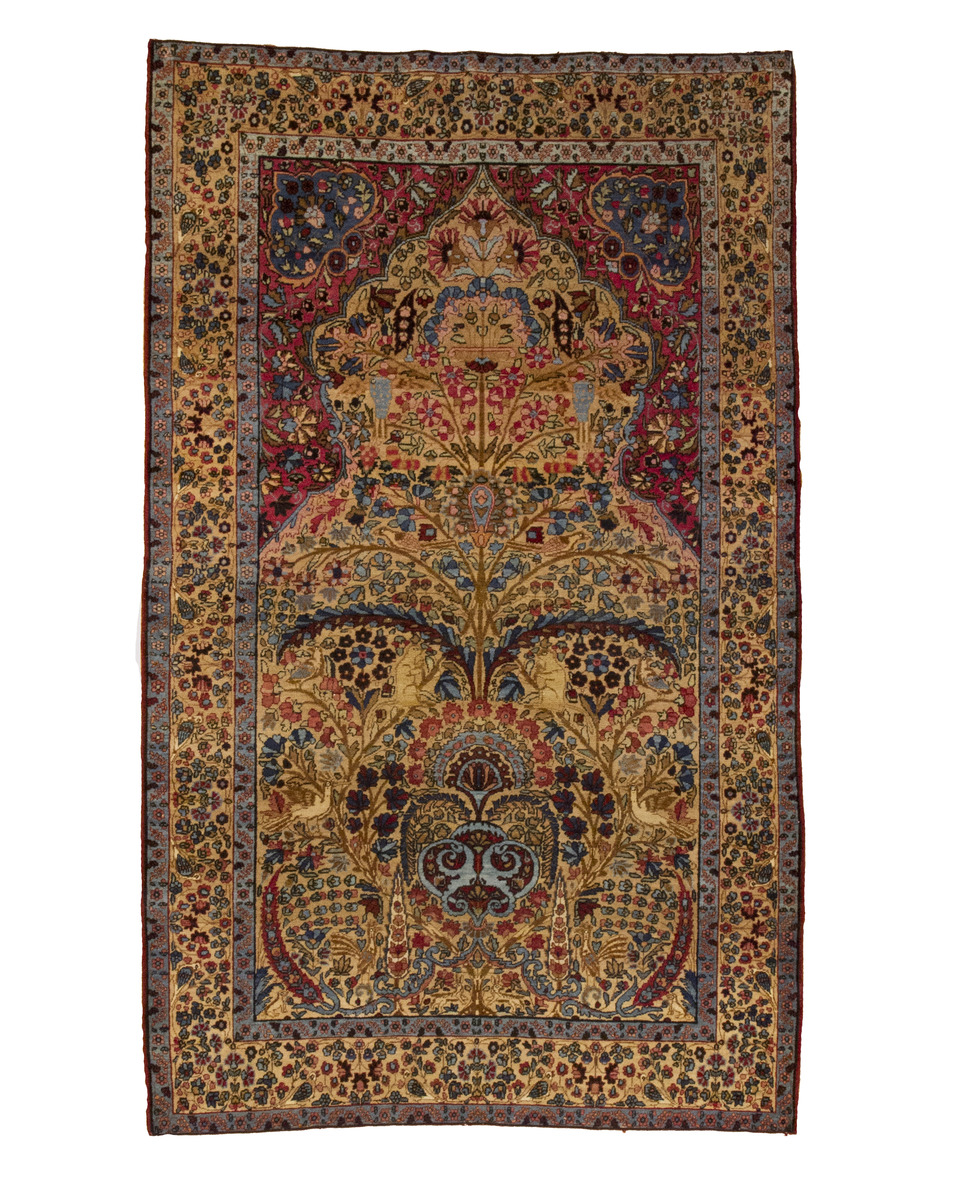Persian Prayer Carpet (People of the Kerman Lavar district, Iran)