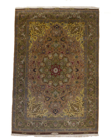 A Persian Artistry Masterpiece: Early 20th Century Tabriz Hashemi Carpet.