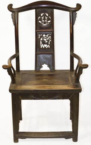 Pair of Official's Hat Chairs (Shandong Province, PRC)