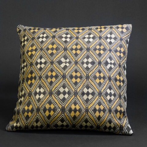 Vintage Kuba Fabric Cushion No.1560 (Bakuba People, Congo)