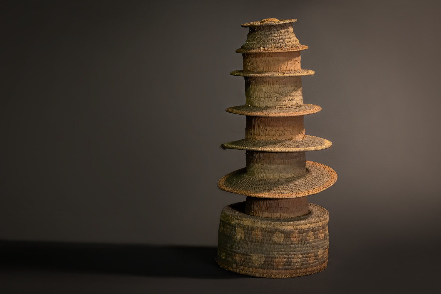 Botolo Hat with Disc (Ekonda People, Congo)