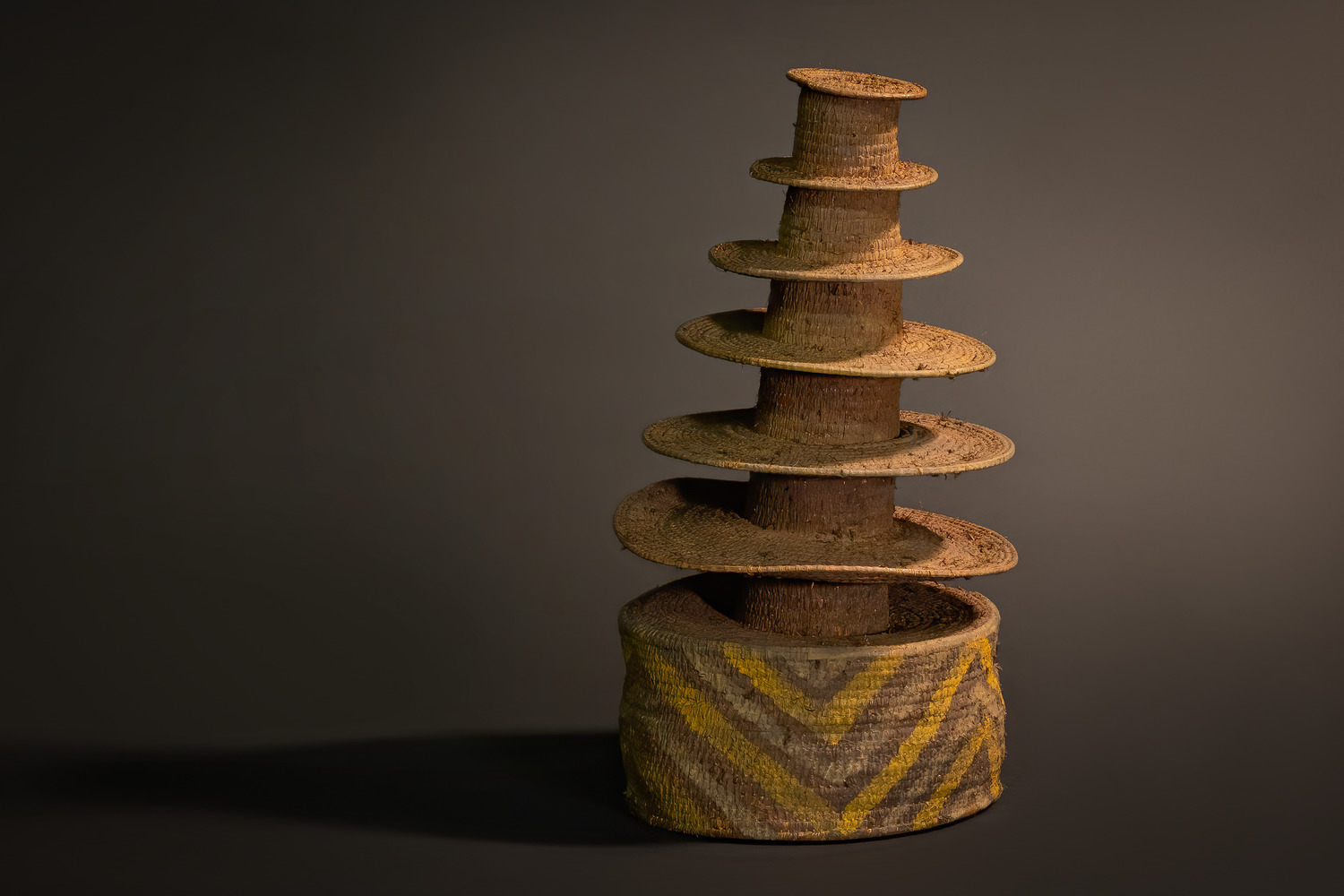 Botolo Hat with Disc (Ekonda People, Congo)