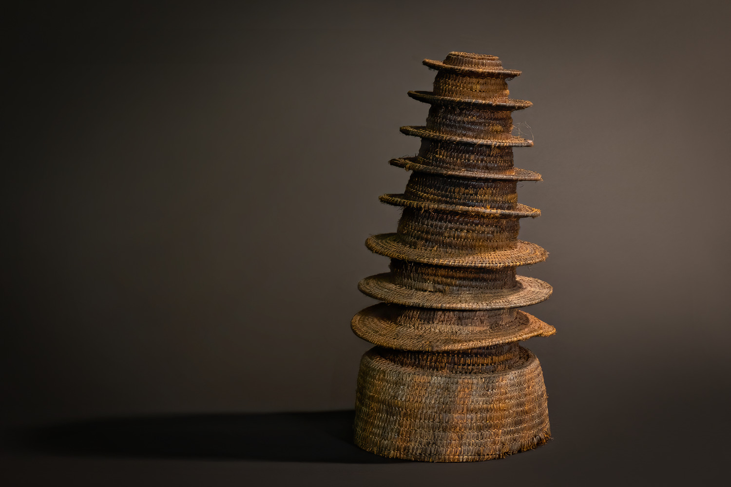 Botolo Hat with Disc (Ekonda People, Congo)