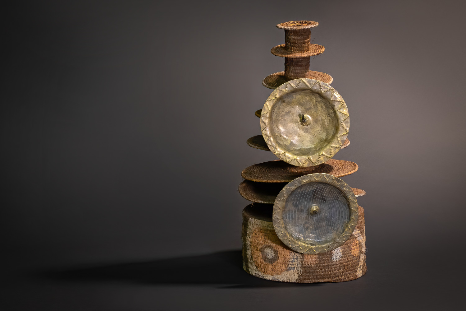 Botolo Hat with Disc (Ekonda People, Congo)