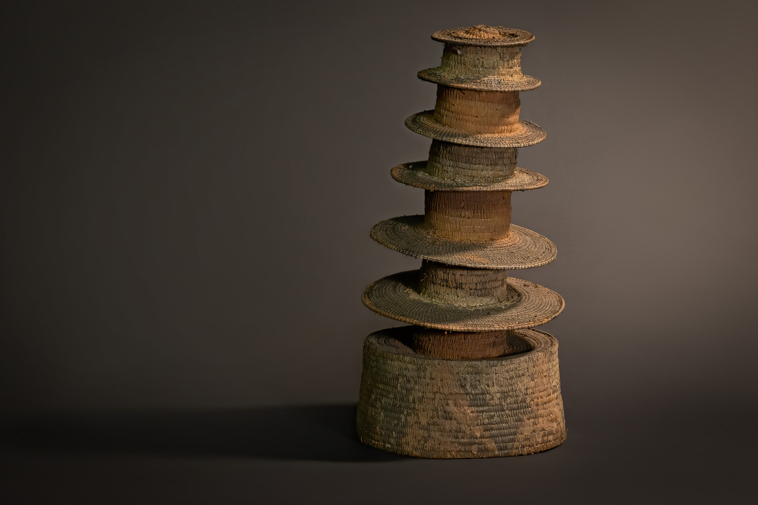 Botolo Hat with Disc (Ekonda People, Congo)