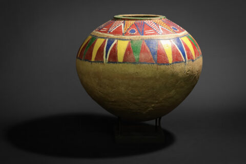 Ukhamba: Beer Drinking Pot (Zulu People, Southern Africa)