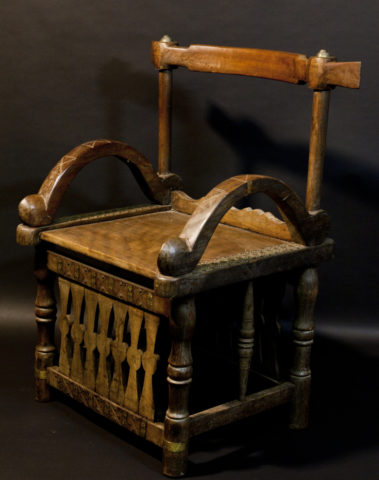 Vintage Chief's Chair,  Baule People, Ivory Coast