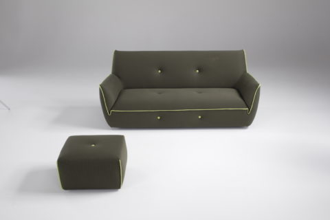 Yuki Sofa, One Cushion, Three Seats,