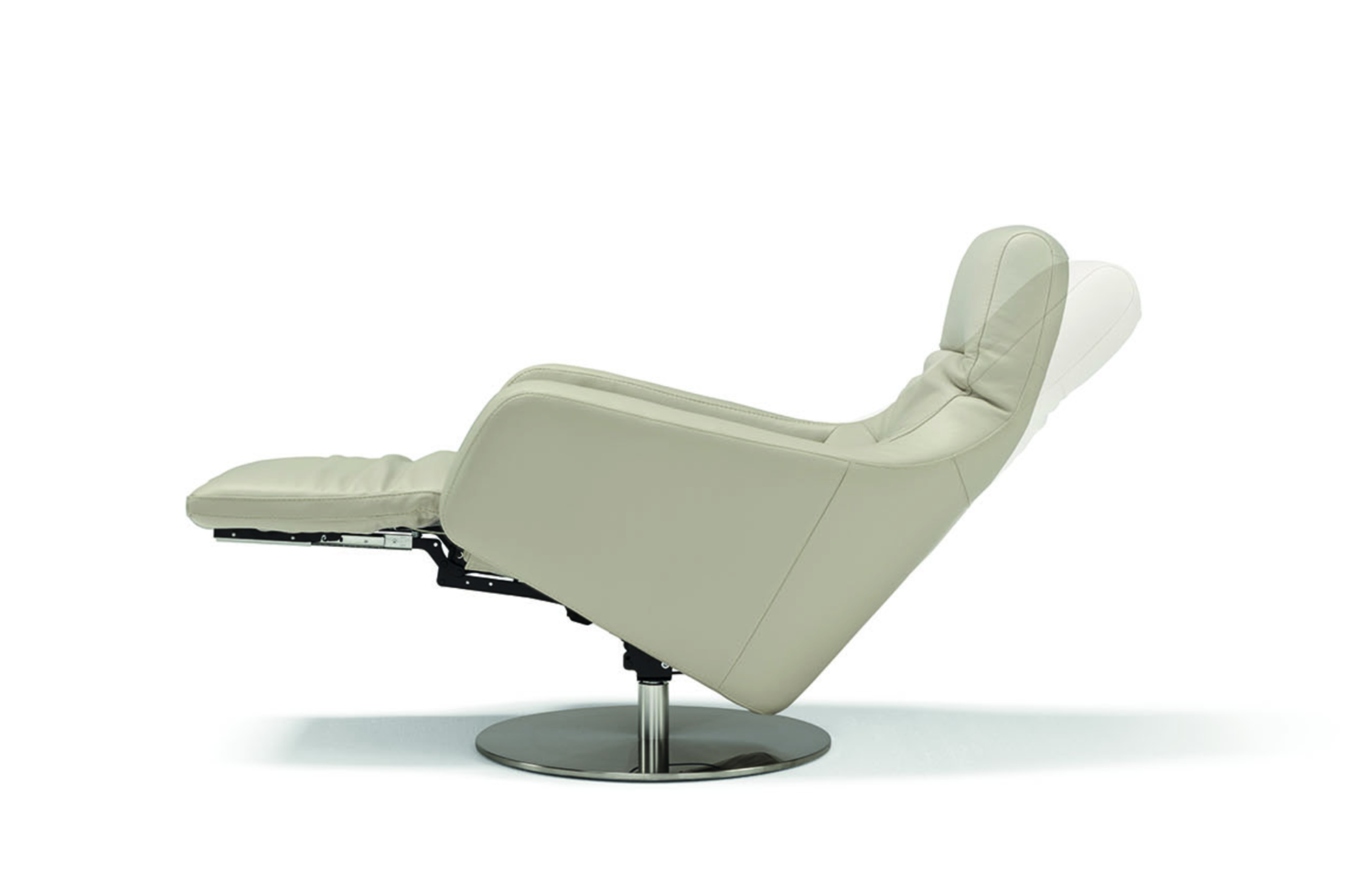 Nora, Swivel Chair with Relax two motors Recliner.