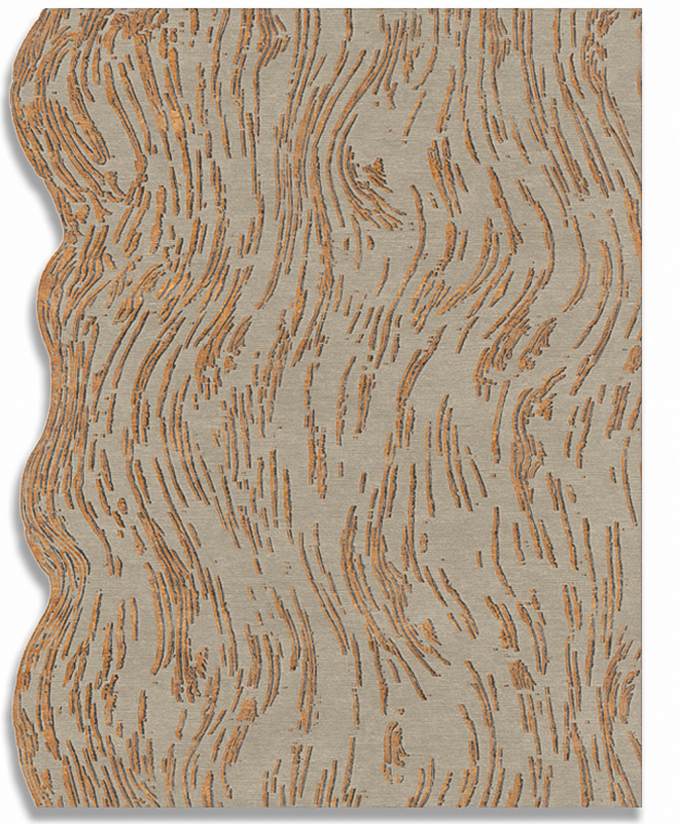 Strata in Lava, 9 ft. x 12 ft.