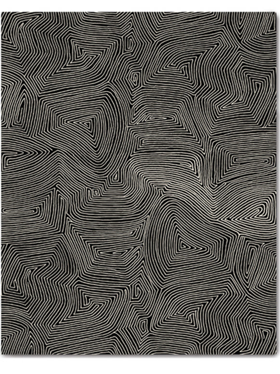Maze in Ink, 10 ft. x 14 ft.