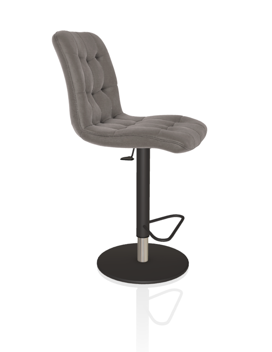Kuga Swivel Barstool with adjustable Height, Designed by Bontempi Casa, Italy