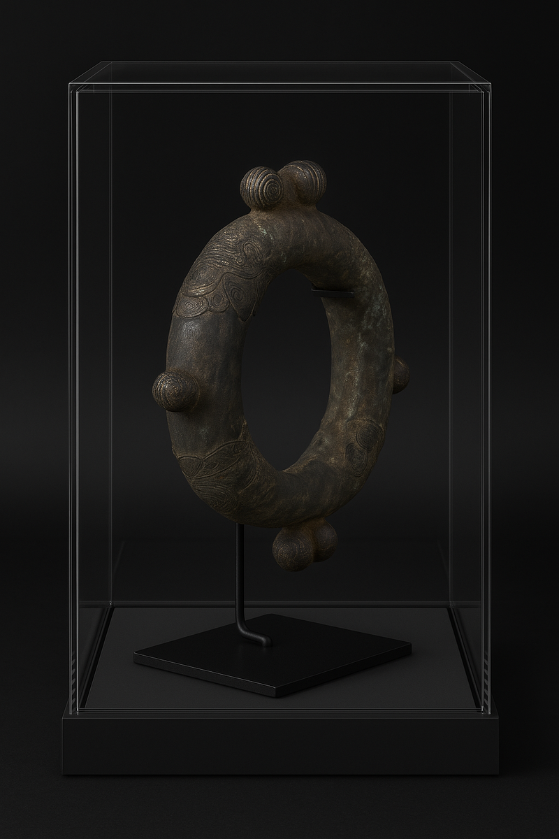 Decorated Currency Ring Konda People, Democratic Republic of Congo