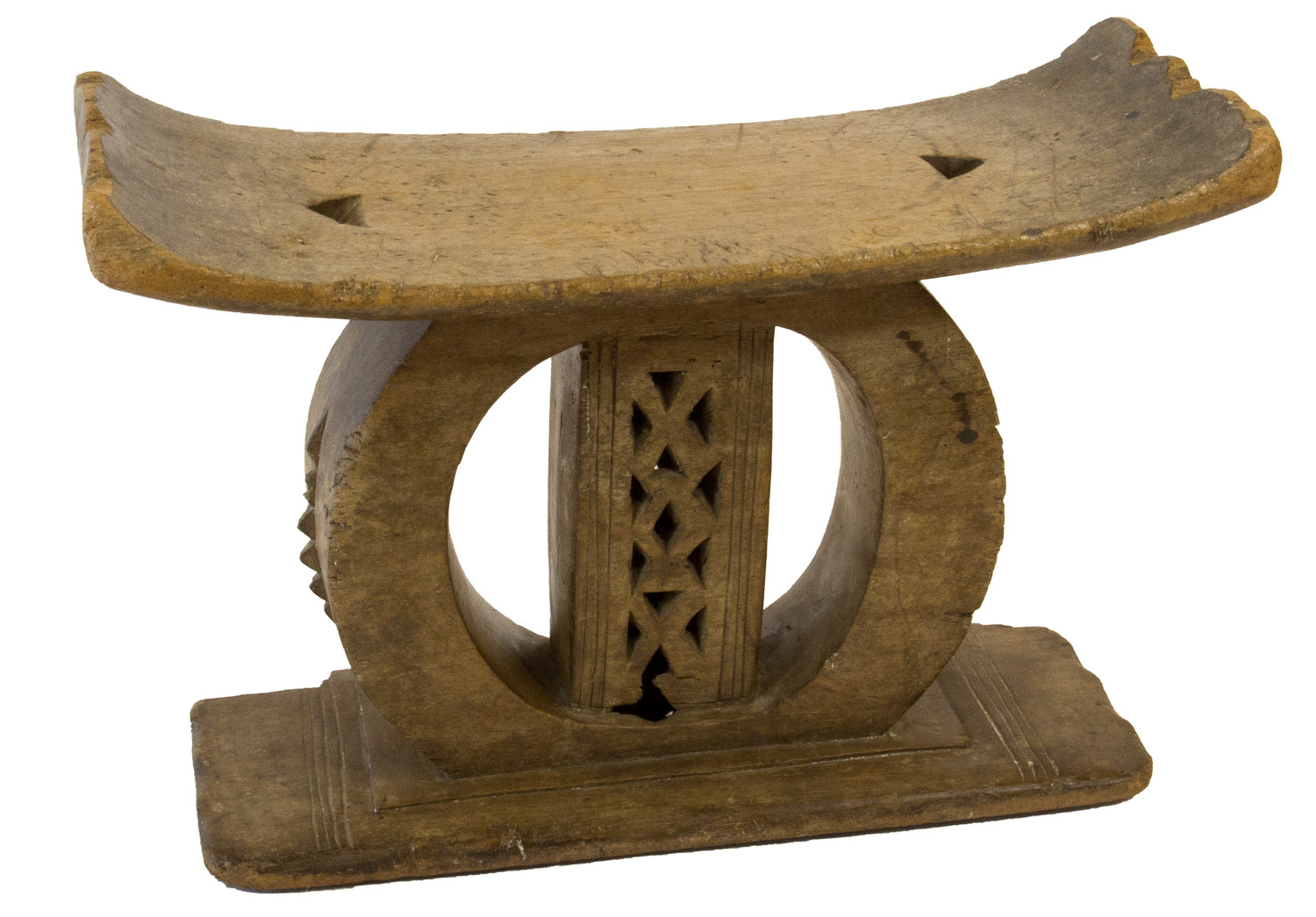 Kotoko Dwa, Porcupine Stool (Ashanti People, Ghana)