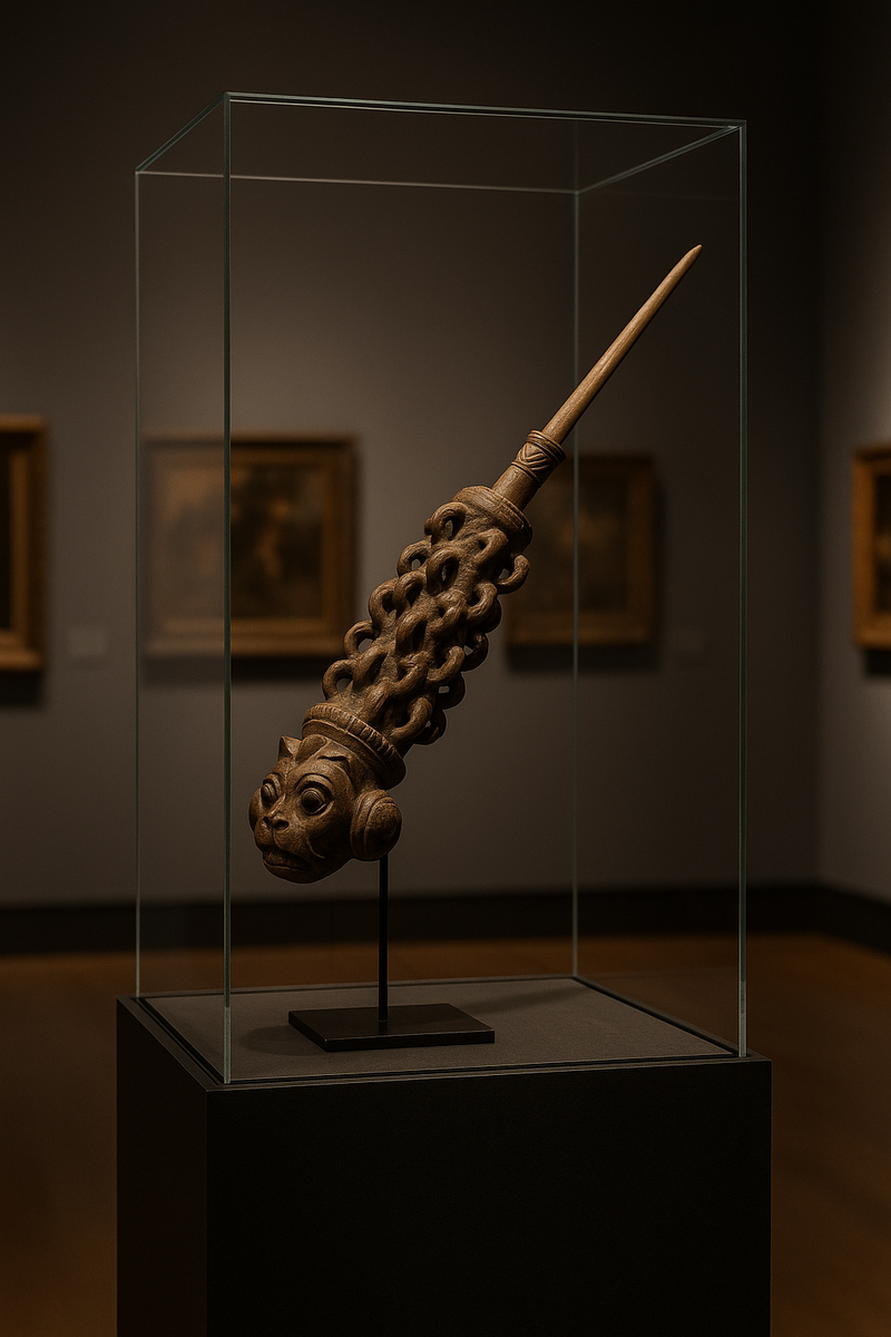 BAMOUN ROYAL CEREMONIAL PIPE Foumban Region, Grassfields, Cameroon