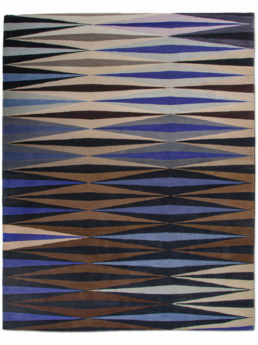 Ripple in Violet, 12 ft. x 16 ft.