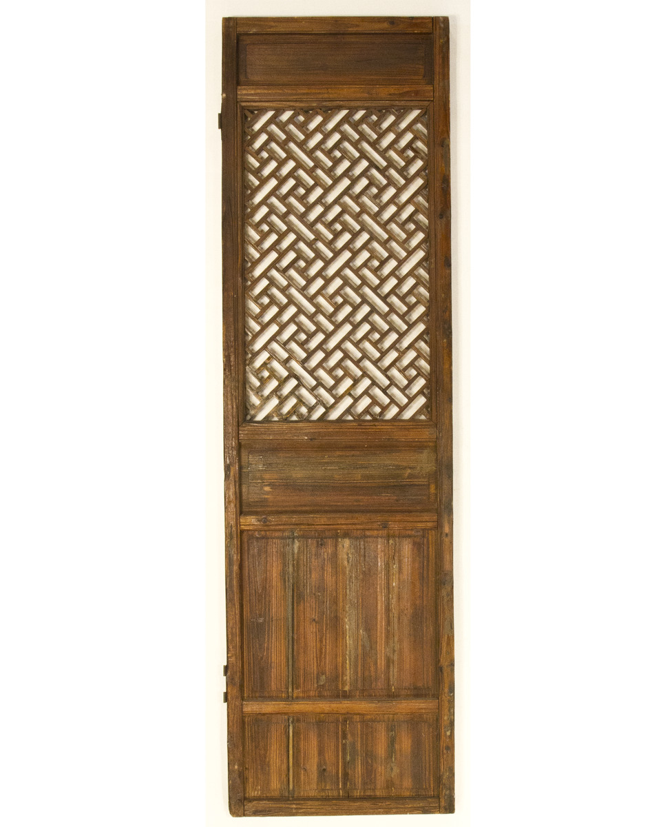 Antique, Garden Door with Geometric Forms (Zhejiang Province, PRC)
