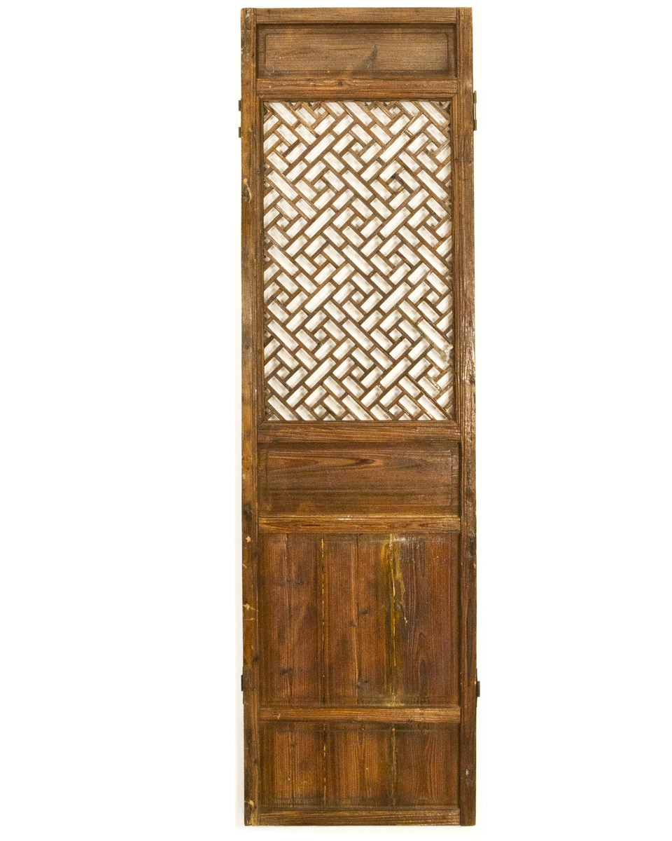 Antique, Garden Door with Geometric Forms (Zhejiang Province, PRC)