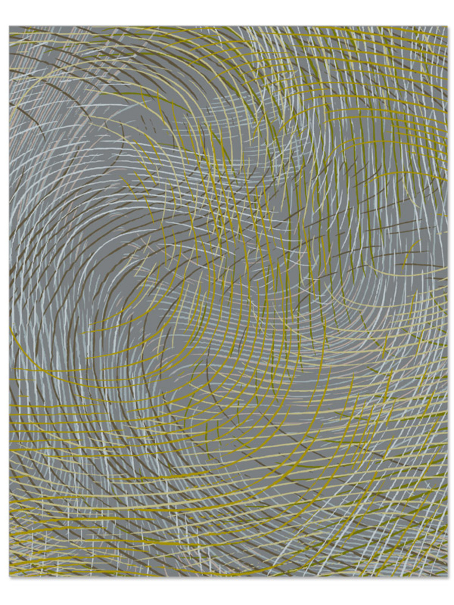 Helix in Seaweed, 8 ft. x 10 ft.