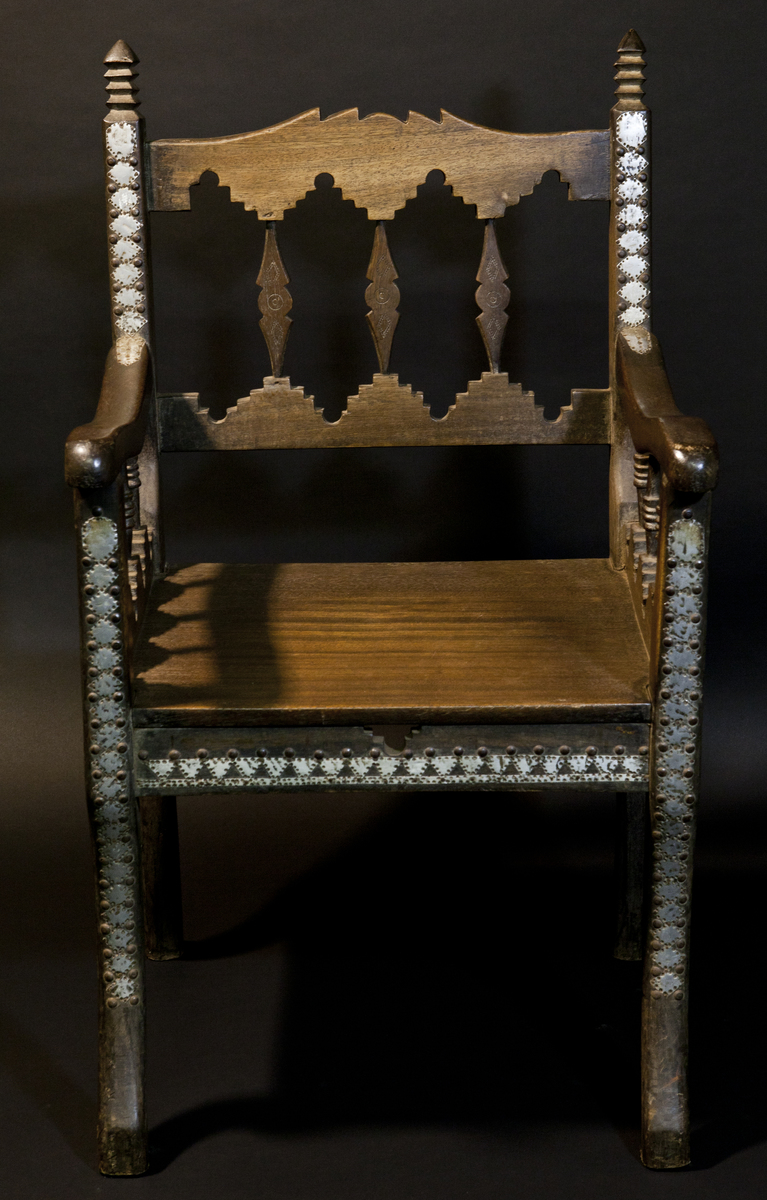 Vintage Chief's Chair,  Baule People, Ivory Coast