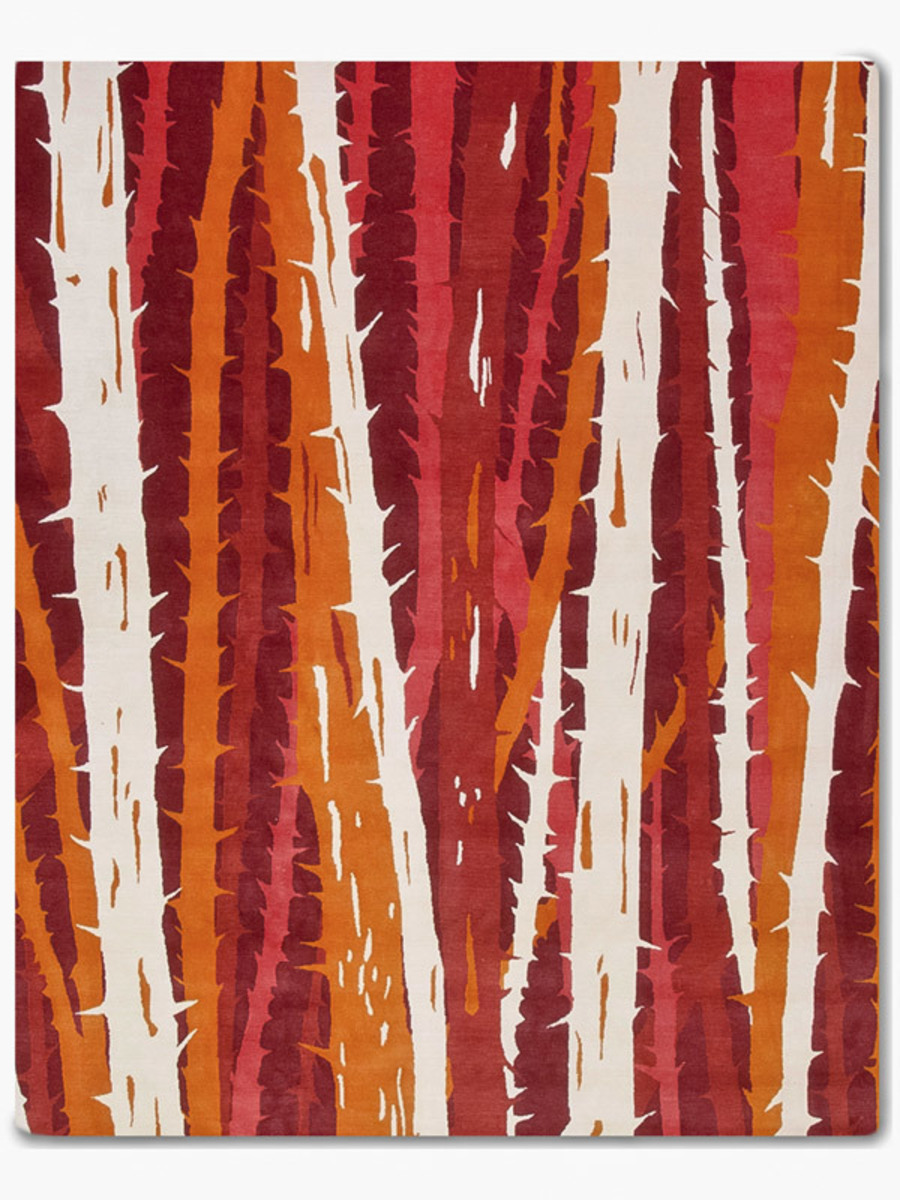 Thorn II in Crimson, 8 ft. x 10 ft.