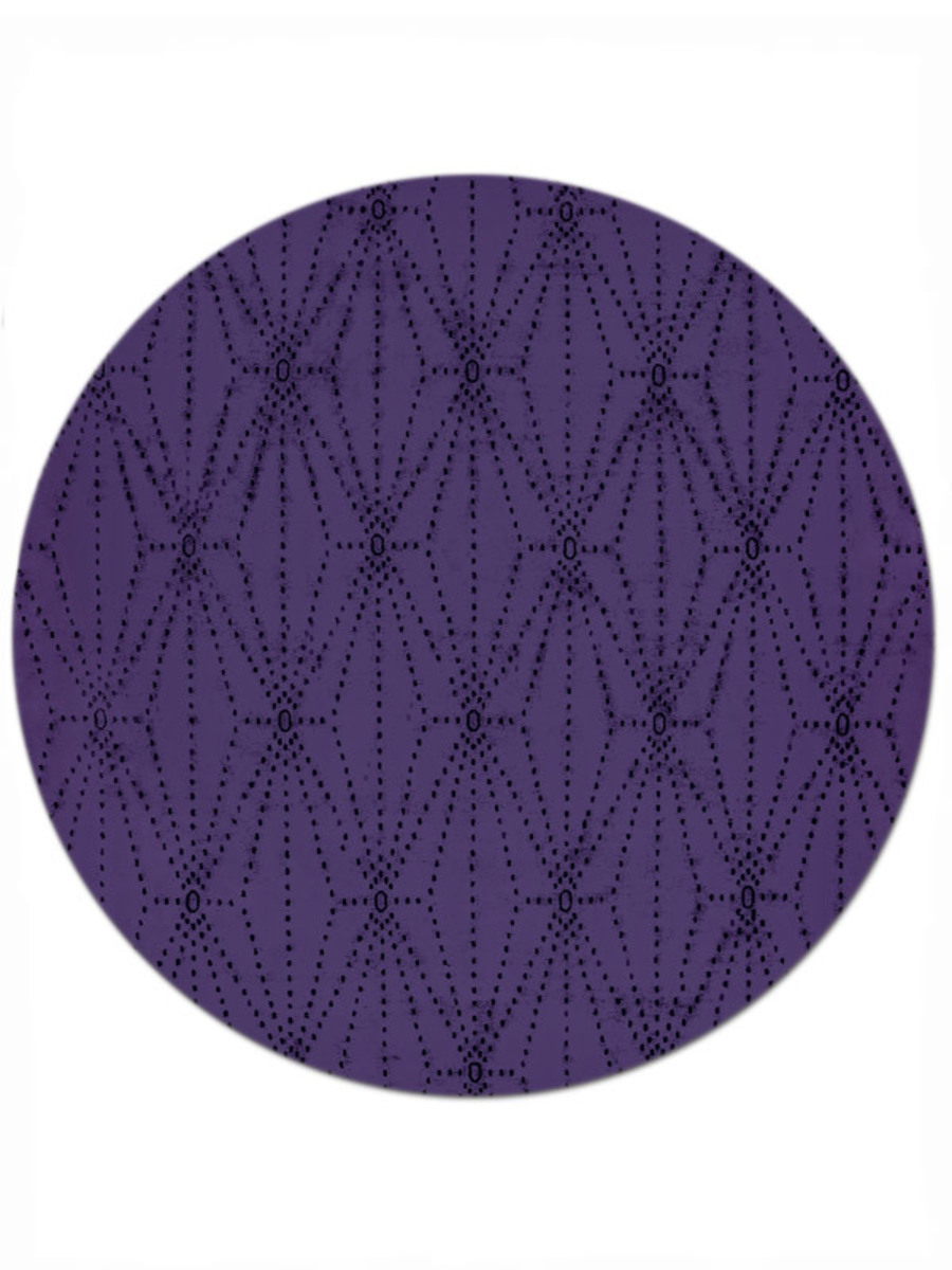 Kali in Aubergine, 8 ft. x 8 ft. round